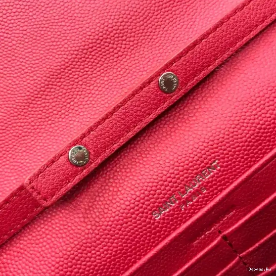 CHAIN MATELASSÉ CASSANDRE WALLET YSL 0603